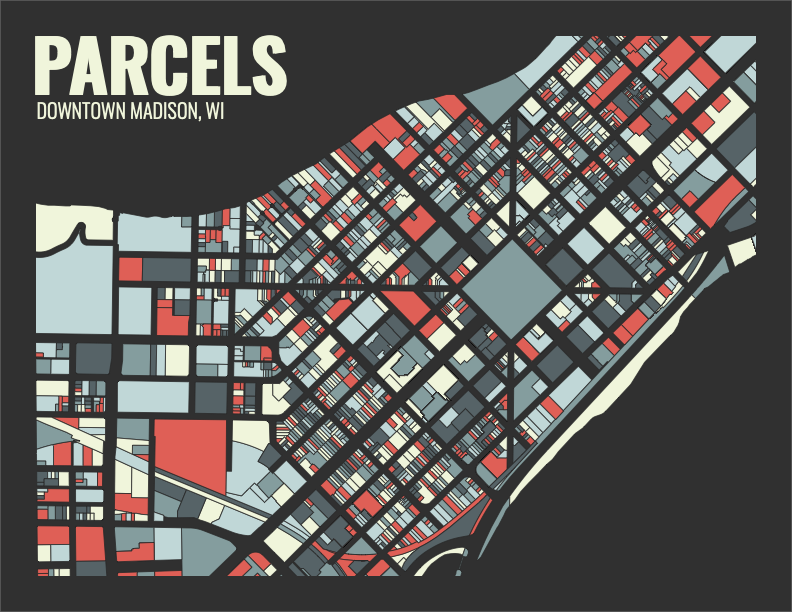 Parcels - Downtown Madison, WI